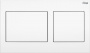 Кнопка смыва Viega Prevista 8611.1 альпийский белый