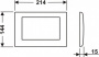 Кнопка смыва TECE Planus 9240312 белая матовая