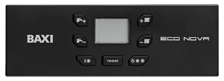 Котёл газовый настенный, Baxi, ECO Nova 1.31F, 31 кВт, одноконтурный, камера сгорания-закрытая, цвет-белый