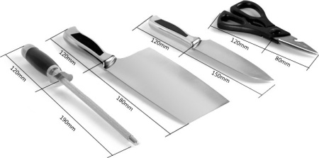 Мойка кухонная Oulin OL-H9910 с набором ножей