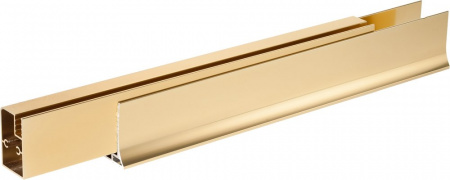 Душевая дверь в нишу Vegas Glass E2P 85 09 05 профиль золото, стекло бронза