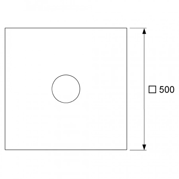 Гидроизоляционная манжета из EPDM TECEdrainline S 3690006