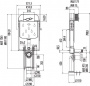 Система инсталляции для унитазов Creavit GR5001.01
