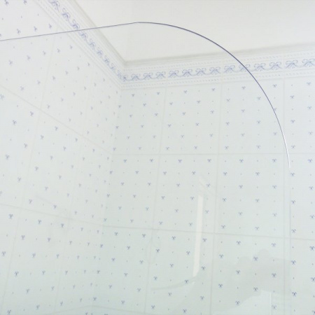 Шторка на ванну GuteWetter Lux Pearl GV-601AS левая 65 см стекло бесцветное, профиль хром