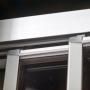 Душевая дверь в нишу GuteWetter Practic Door GK-403A правая 133-137 см стекло бесцветное, профиль матовый хром