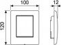 Кнопка смыва TECE Ambia Urinal 9242100 для писсуара