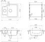 Мойка кухонная Schock Cambridge 60 лунный камень