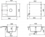 Мойка кухонная Schock Optima 45D саббиа