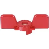 Ручка бабочка для шарового крана STOUT 1/2* и 3/4*, красная Ручка бабочка для шарового крана STOUT 1/2* и 3/4*, красная