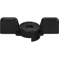 Ручка бабочка для шарового крана STOUT 1* - 1 1/4*, черная Ручка бабочка для шарового крана STOUT 1* - 1 1/4*, черная