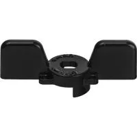 Ручка бабочка для шарового крана STOUT 1/2* и 3/4*, черная Ручка бабочка для шарового крана STOUT 1/2* и 3/4*, черная