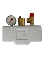 Группа безопасности котла Stout (до 50 кВт) (в теплоизоляции) Группа безопасности котла Stout (до 50 кВт) (в теплоизоляции)