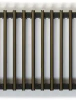 Решетка роликовая KVZ 180 х 20 х 800, бронза Решетка роликовая KVZ 180 х 20 х 800, бронза