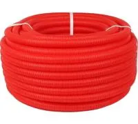 Труба гофрированная красная STOUT 23 (для труб до 16), стоимость за 1 м Труба гофрированная красная STOUT 23 (для труб до 16), стоимость за 1 м