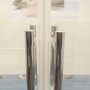 Шторка на ванну GuteWetter Slide Part GV-864 140 см стекло бесцветное, профиль хром